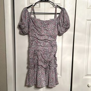 ASTR Blue Pink Ditsy